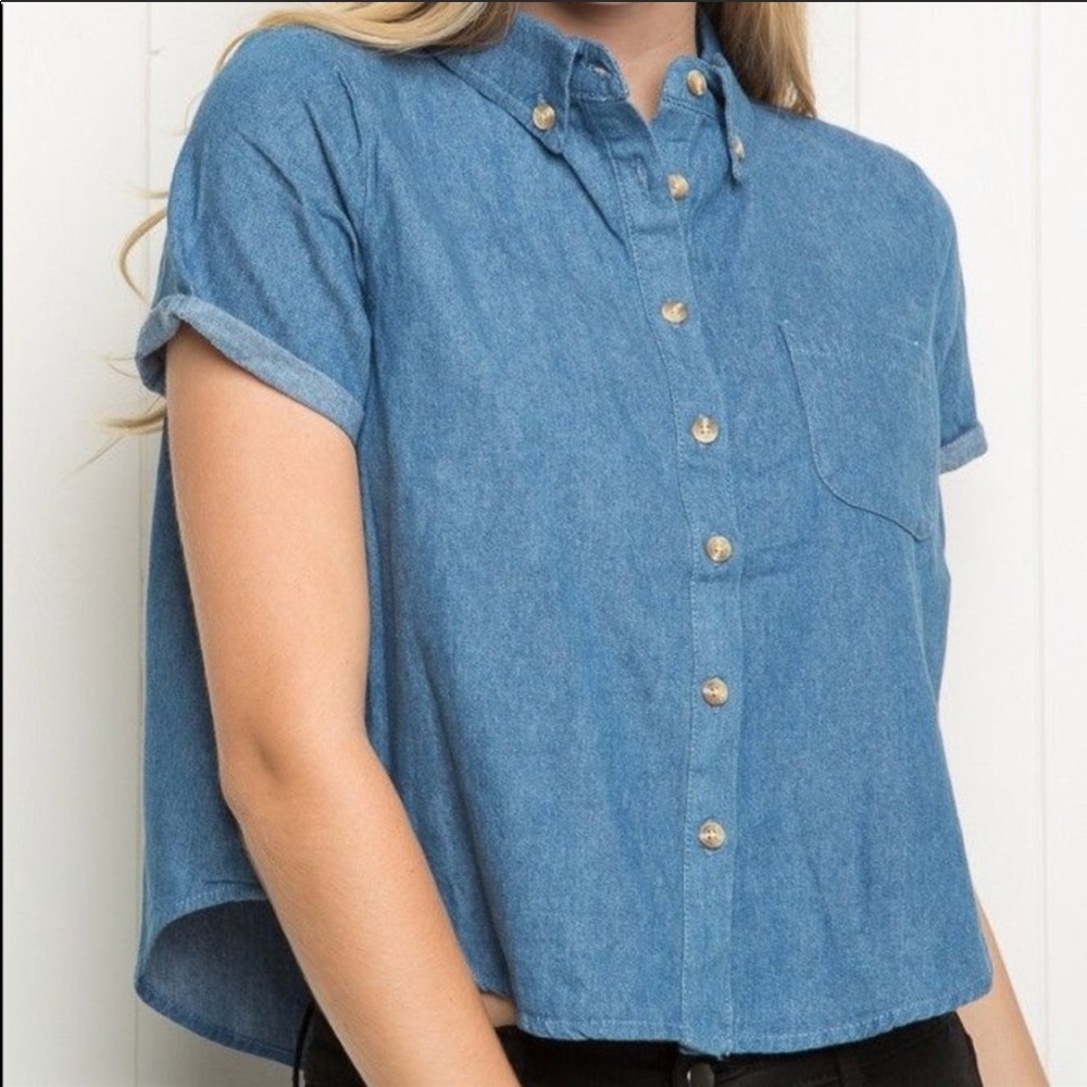 Bandy Melville denim shirt